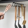 thumbnail image 1 of Coffee Mug Holders,10.2x2.5Inch Wall Mounted Storage Rack with12 Hooks,Kitchen Utensil Storage Shelves,Drilling Free Hanging Hooks Rack,Suitable for Holding Mugs, Spoons, Spatulas, 1 of 6