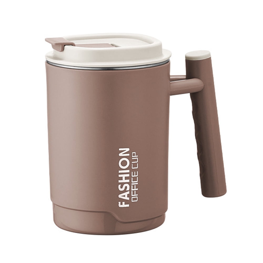 Coffee Mug, Insulated Camping Mug with Lid, Double Wall Stainless Steel