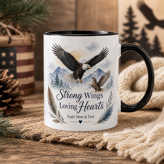 Coffee Mug Jackie Bald Eagle Memorial Ceramic Cup for Eagle Parents