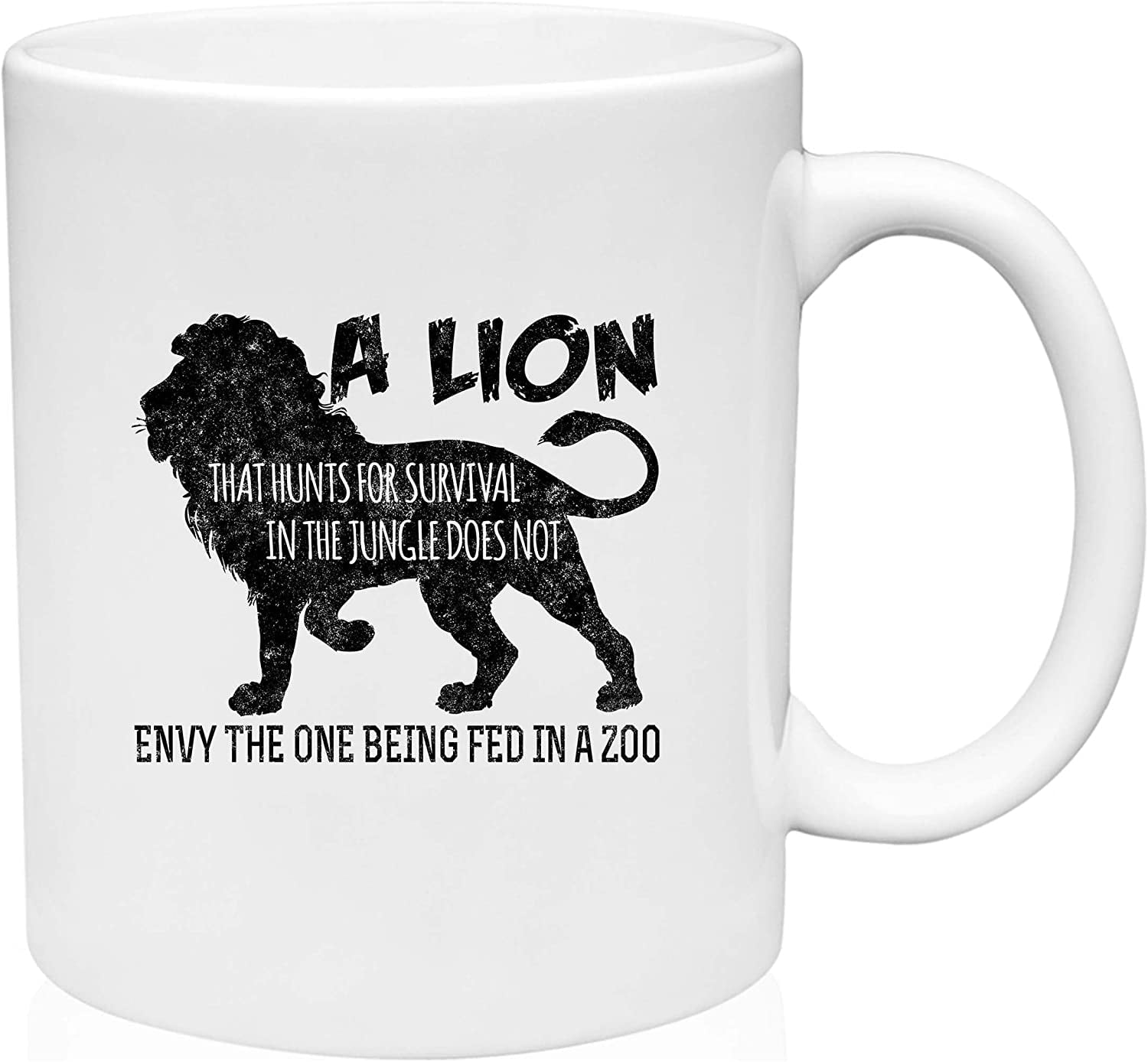 Creature Cups. Hidden Creatures in Your Cup, Lion Coffee Mug