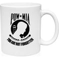 thumbnail image 1 of Coffee Mug POW MIA Veteran Pub White Coffee Mug Funny Gifts Cup, 1 of 3