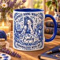 Coffee Mug, Personalized Happiest Doing What I Love Design - Walmart.com