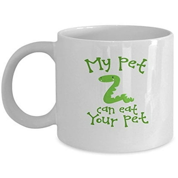 Snake 11 oz Coffee Mug - My Pet Can Eat Your White Ceramic Gift