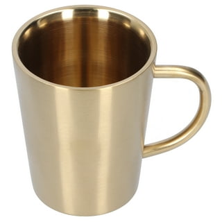 STARBUCKS 16 oz Gold Bubble Hot Cold Coffee Tumbler Travel Mug Cup 9 Tall
