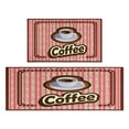 thumbnail image 1 of Coffee Mug Vintage Design Kitchen Rug Set Of 2,Kitchen Rugs Mats with Dirty Resistance,washable,non Skid,kitchen Mats 17.7x24+17.7x48inch, 1 of 7