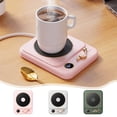 thumbnail image 1 of Coffee Mug Warmer,Beverage Warmer for Office Home,Electric Warmer for Cup,USB Powered Heating Coaster,Fast Heating,For Warming and Heating Coffee,Beverage,Candles,Tea, 1 of 8