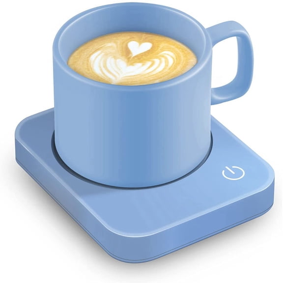 Coffee Mug Warmer for Desk with Auto Shut Off & 3-Temp Settings, Coffee Cup Warmer with Smart Safety Alert Home Office Accessory, Perfect for Coffee, Tea, Milk (No Mug)