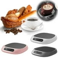 thumbnail image 1 of Coffee Mug Warmer for Desk with Auto Shut Off, 3 Temperature Settings, 1-8H Timer, Fast , Smart Beverage Warmer with Large Panel, Compatible with Various Cups, 1 of 5