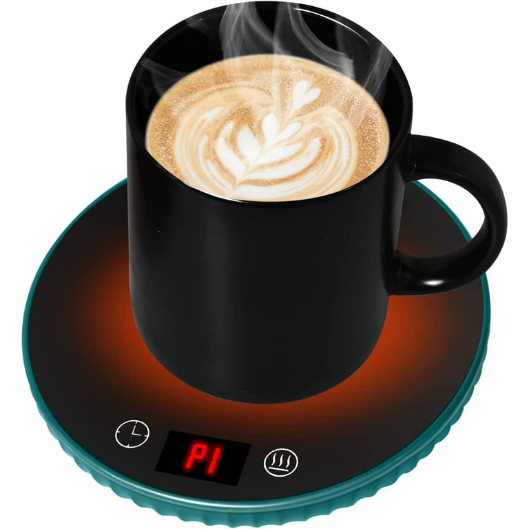 ANBANGLIN Smart Mug Warmer, Coffee Mug Warmer for Desk with Auto Shut Off, Coffee Cup Warmer for Coffee Milk Tea, Candle Warmer (Pink-NO Mug)