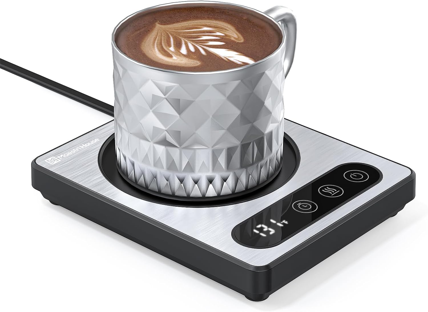 Coffee Mug Warmer for Desk, Electric Mug Warmer with 9 Temperature