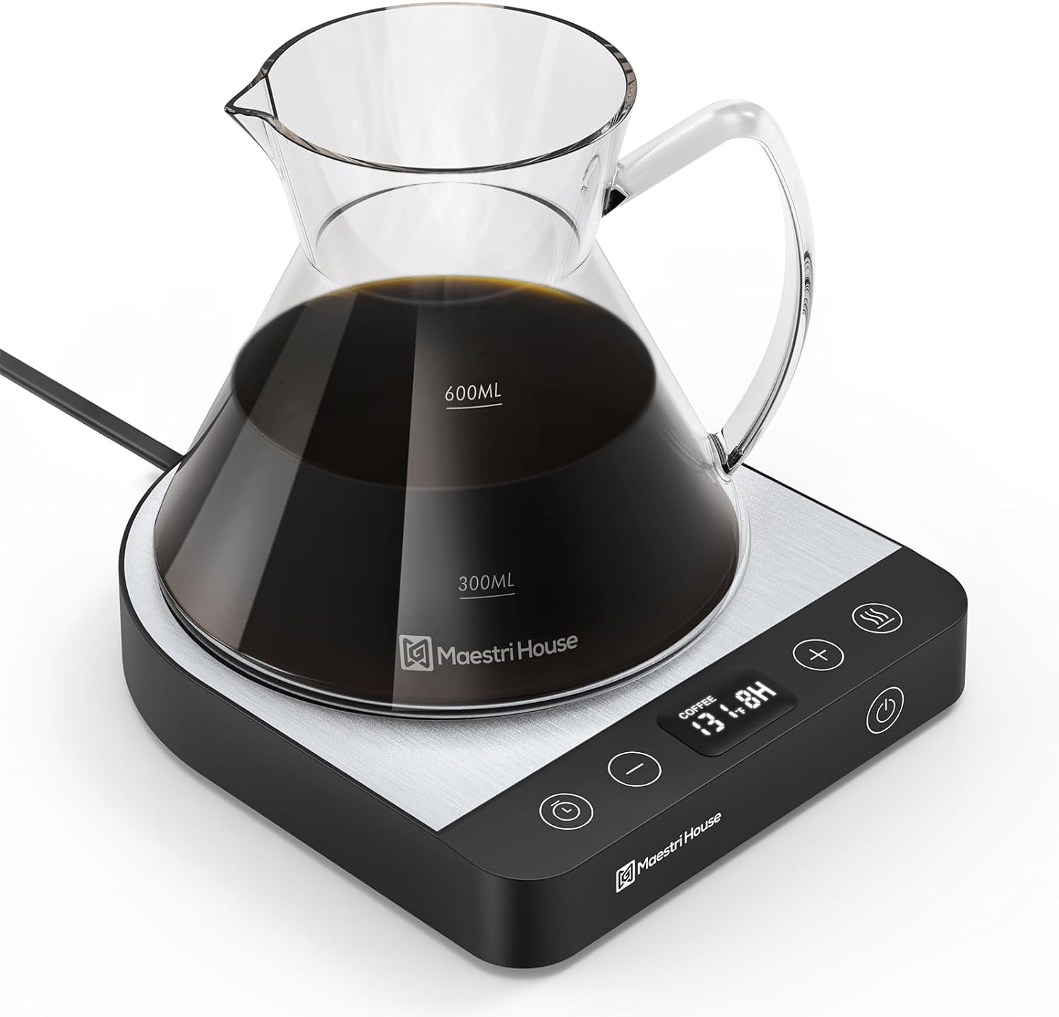 Coffee Mug Warmer for Desk, Maestri House Electric Mug Warmer with 5