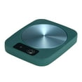 thumbnail image 1 of Coffee Mug Warmer & Mug Set for Desk,Cup Heater,Office & Christmas Gifts,1°F Precise Temperature Control,Touch Tech & LCD Digital Display, 304 Stainless Steel Coffee Mug Cup Warmer(Green,5.13x5.13"), 1 of 9