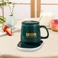 thumbnail image 1 of Coffee Mug Warmer & Mug Set, Self Heating Mug with Lid Heated Cup Mat Mugs Thermostatic Cups, Every Day Mug Thermostatic Cup Gift Bag Packaged, Best Gift, 1 of 7