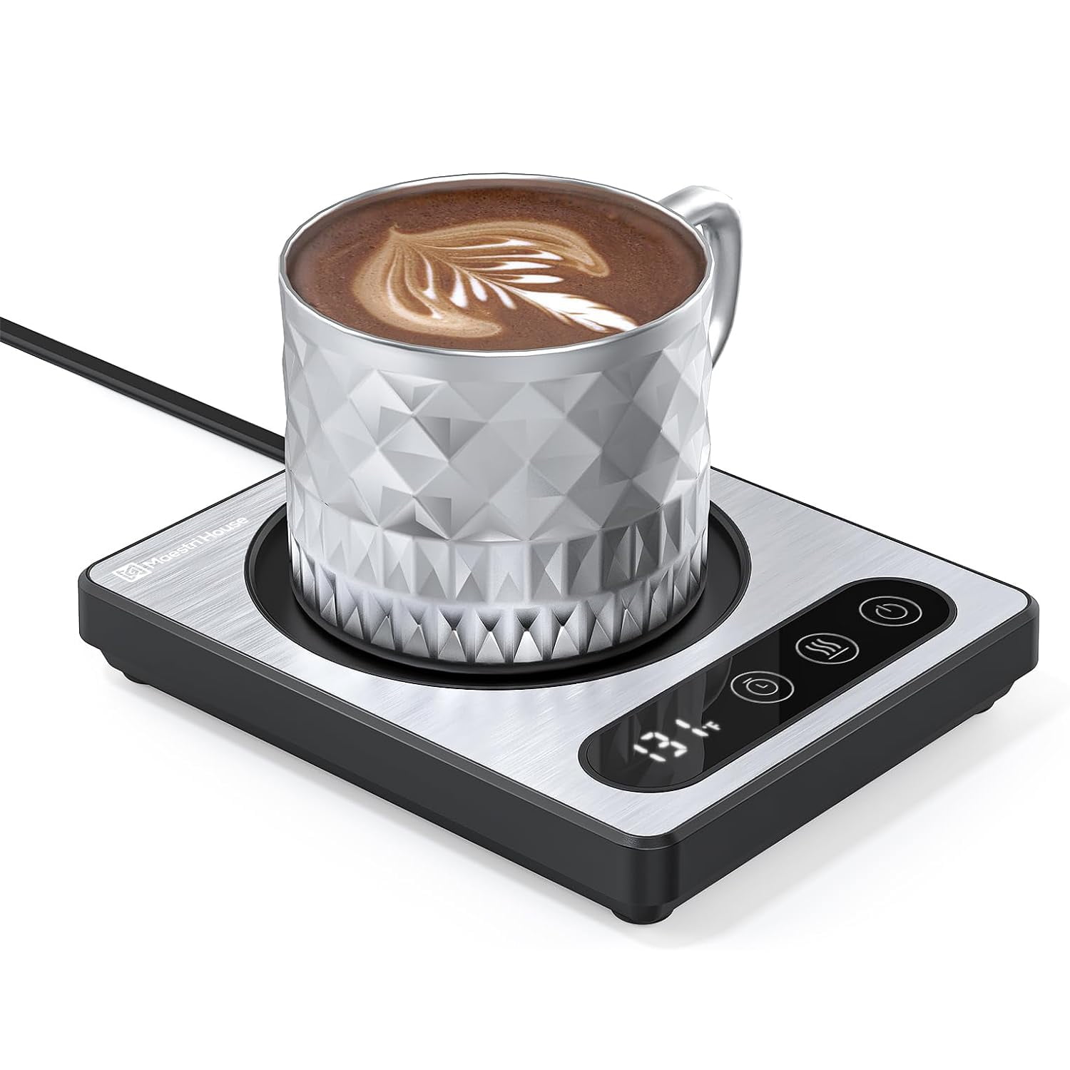 Coffee Mug Warmer for Desk, Electric Mug Warmer with 9 Temperature