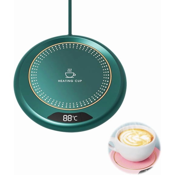 Coffee Mug Warmer with 3 Temp Settings, USB Heated Coaster
