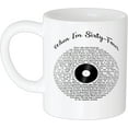thumbnail image 1 of Coffee Mug When I'm Sixty-four Song Lyrics Vinyl Records Classic Ceramic Coffee Mug 11oz White Mug 544514, 1 of 1