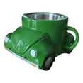 thumbnail image 1 of Yucurem Coffee Cup Tea Cup Car Shaped Coffee Mug Creative Coffee Cup Novelty Drinkware For Men (Green), 1 of 9
