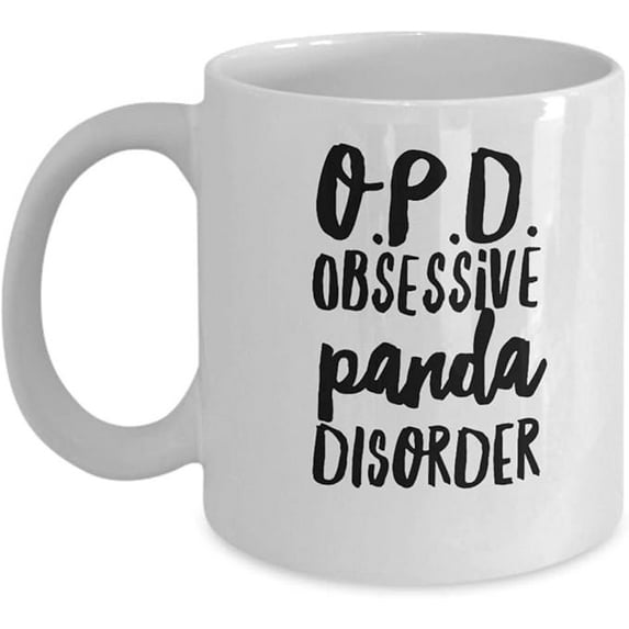 Coffee Mug for Best Gifts Panda Coffee Mug Gifts for Panda Lover Panda Gifts Under 20 O.P.D Obsessive Panda Disorder Inexpensive Funny Panda Cup