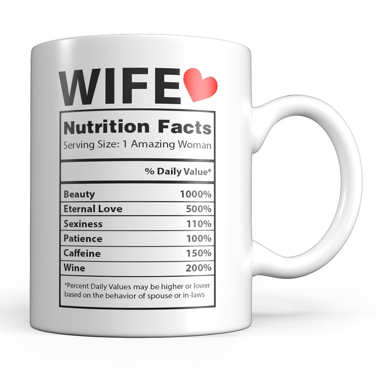 Coffee Mug for Wife - Gift for Women - Stocking Stuffer Ideas for Best Wife - Cute