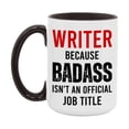 thumbnail image 1 of Coffee Mug for Writer, Funny Writer Superlative Quote, 11oz or 15oz Double-Sided Ceramic Cup Gift for Writer, 1 of 7