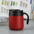 thumbnail image 1 of Coffee Mug with Handle, 12 Oz, Insulated, Stainless Steel, Reusable, Double Walled, with Lid, 1 of 4