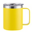 thumbnail image 1 of Coffee Mug with Handle,14oz Insulated Stainless Steel Coffee Travel Mug,Double Wall Vacuum Reusable Coffee Cup with Lid(Yellow), 1 of 4