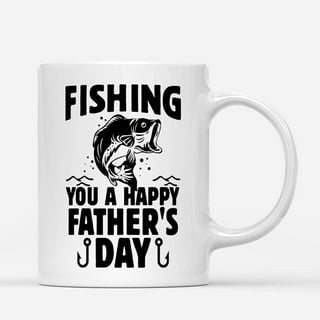 Boat Motor Coffee Cup Mixer Fishing Boating Lover Gag Fathers Day