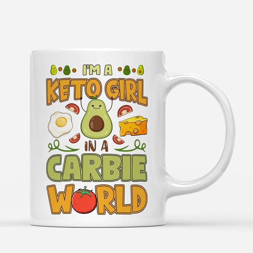 Keto T-Shirt Girl In A Carbie World Funny Keto Shirt Keto T-Shirt Girl In A Carbie World Funny Keto Shirt