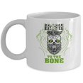 thumbnail image 1 of Irish 11 oz Coffee Mug - To The Bone White Ceramic Gift, 1 of 4