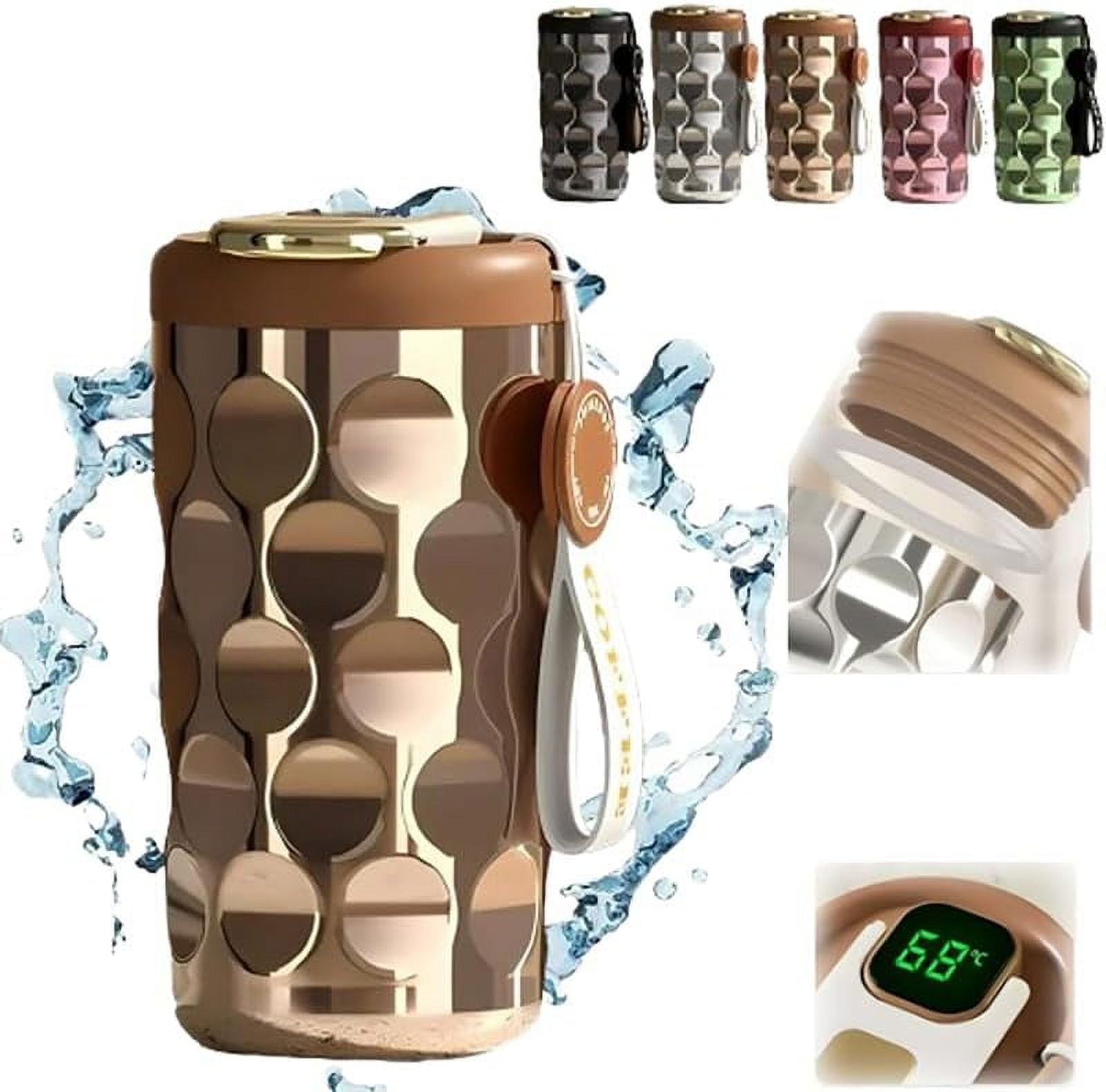 Coffee Mugs, Coffee Mug with Lid, Temperature Control Travel Mug 410ML, The Coffee Mug with