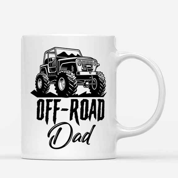 Coffee Mugs Off-Road Riding Car Outdoor ATV-squad Father Gifts for Her or Him Coffee Lovers 11oz 15oz White Mug Christmas Gift