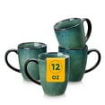 thumbnail image 1 of Coffee Mugs Set of 4, 12oz Coffee Cups Set with Handle, Ceramic Tea Mugs for Kitchen, Latte Mugs for Coffee,Cocoa, Tea,Green, 1 of 7