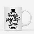 thumbnail image 1 of Coffee Mugs World's Greatest Dad Father's Day Gifts for Dad from Daughter or Son Coffee Lovers 11oz 15oz White Mug Christmas Gift, 1 of 7