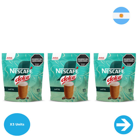 Coffee Nescaf Dolca Latte 125gr X3 Units