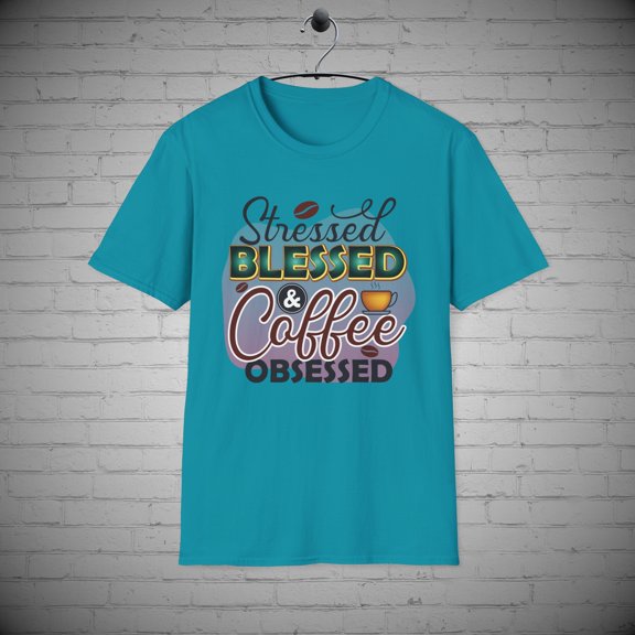 Coffee Obsessed T-Shirt, Caffeine Lover tee, Java Coffee Lovers Gift
