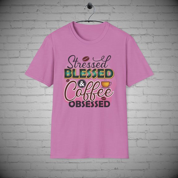 Coffee Obsessed T-Shirt, Caffeine Lover tee, Java Coffee Lovers Gift