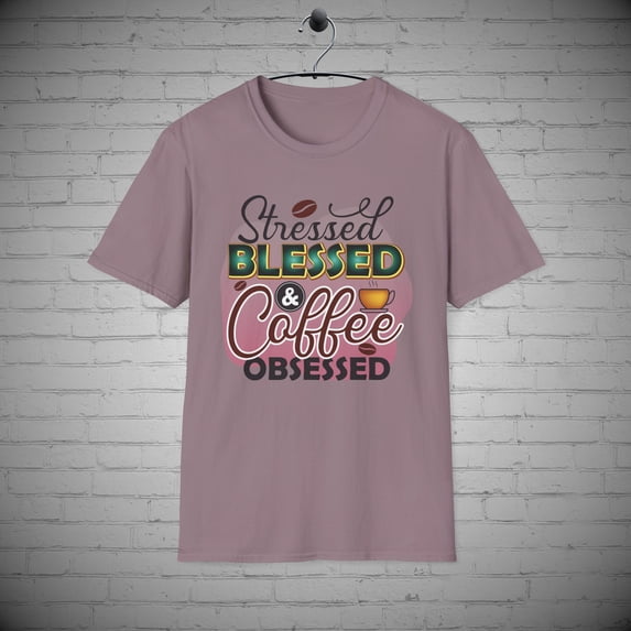 Coffee Obsessed T-Shirt, Caffeine Lover tee, Java Coffee Lovers Gift