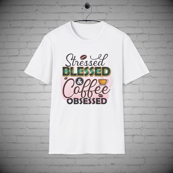 Coffee Obsessed T-Shirt, Caffeine Lover tee, Java Coffee Lovers Gift