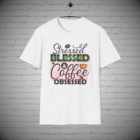 Coffee Obsessed T-Shirt, Caffeine Lover tee, Java Coffee Lovers Gift