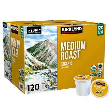 Coffee Organic Medium Blend Recyclable K-Cup Pod, 120-count