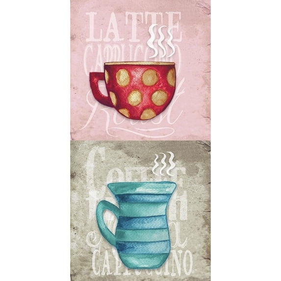 Coffee Panel Poster Print by Elizabeth Medley