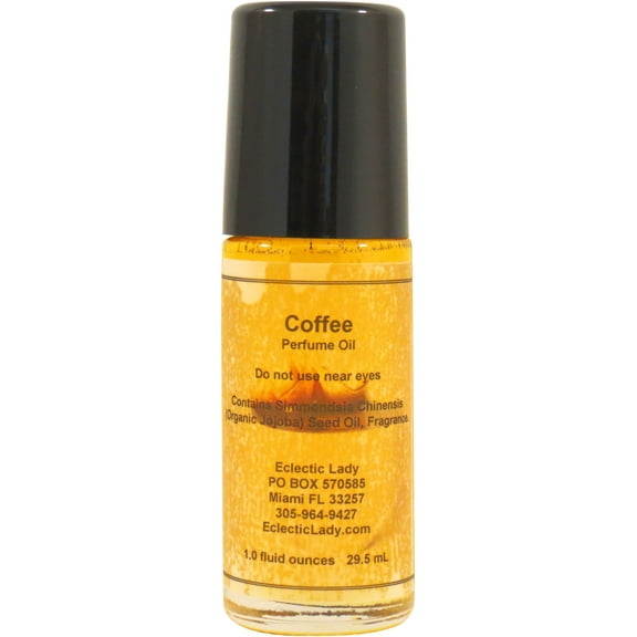 Coffee Perfume Oil, 1.0 Oz Portable Roll-On Fragrance