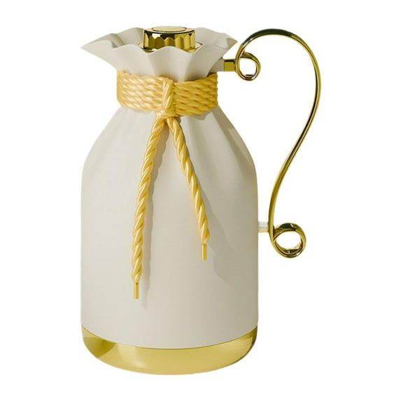 Coffee Pitcher Glass Kettle Milk Jug 1000ml Heat Resistant Pot for Family Daily Beverage Drinking