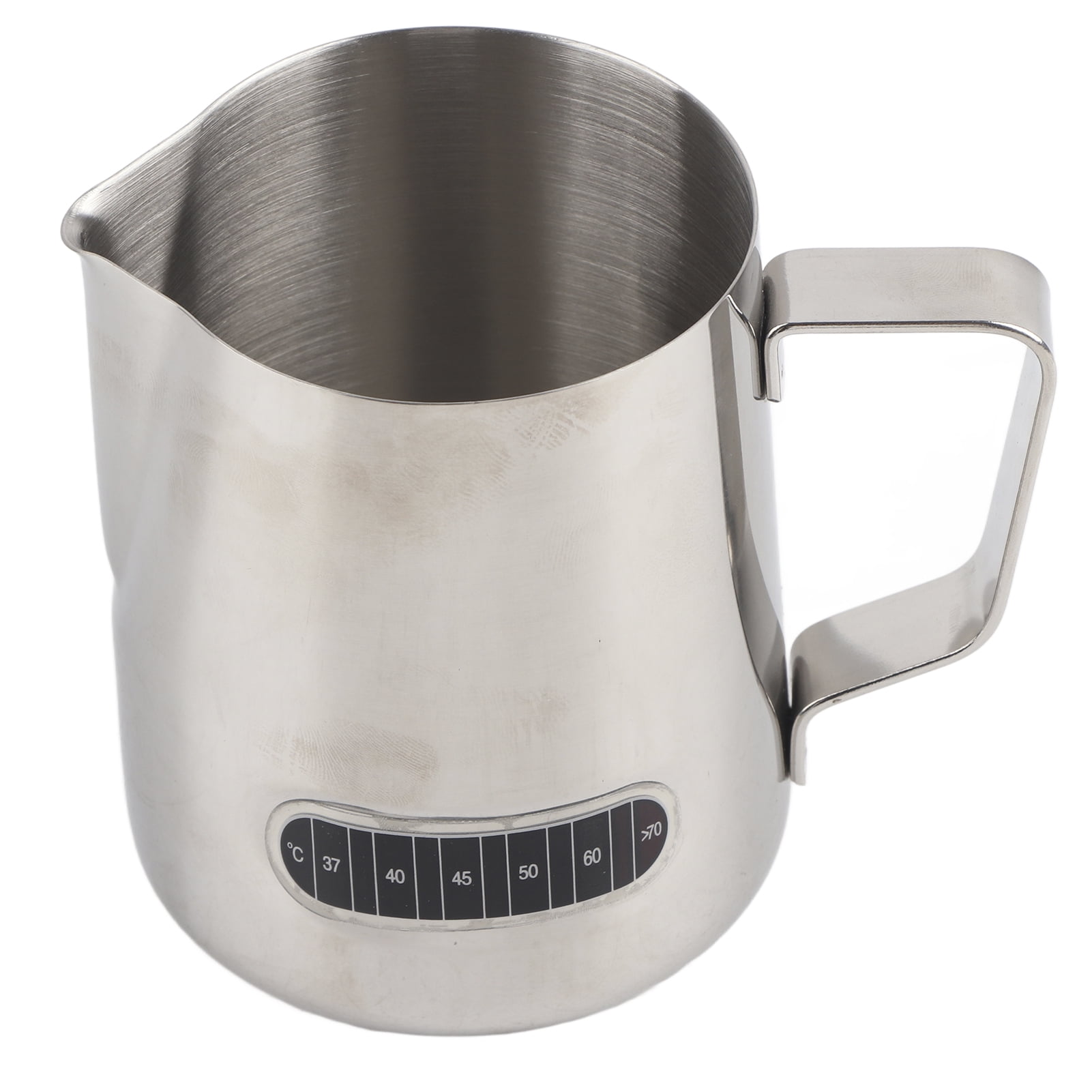 Coffee Pitcher Stainless Steel Latte Art Frothing Cup with Temperature