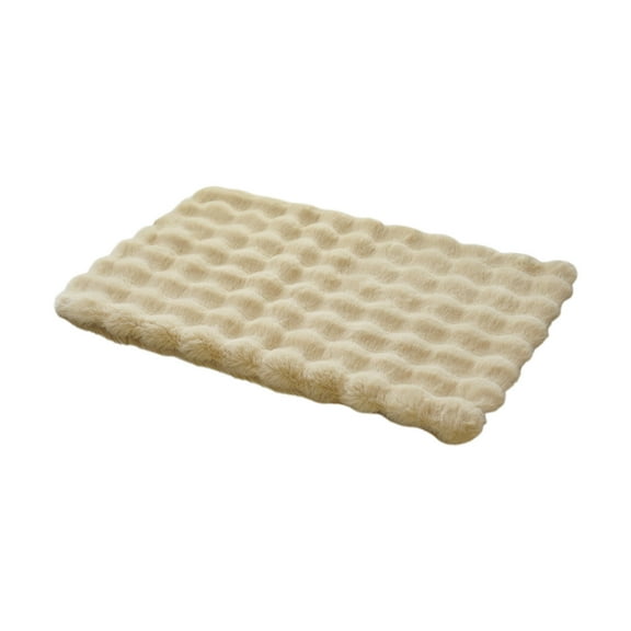 Coffee Plush Warm Winter Fleece Pet Mat Soft Cozy Sleeping Pad For Dogs Cats Crate Kennel Blanket 1 Count 39.3X27.5 Inch