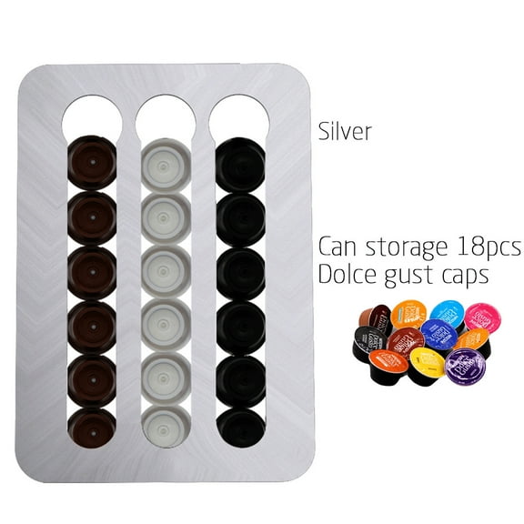 Coffee Pod Capsules Holder Compatible With Dolce Gusto Pods Storage Drawer Coffee Podcast Storage Rack Organizer Set