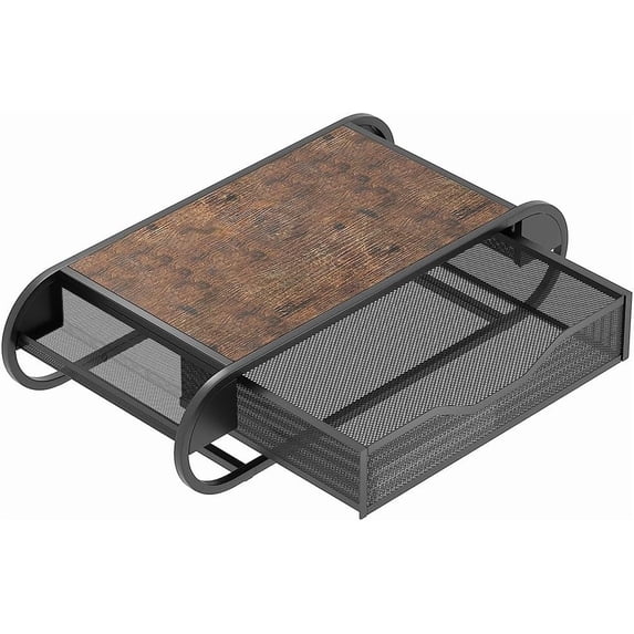 Coffee Pod Drawer Holder – Metal & Wooden Coffee Capsule Storage Rack, Office Drawer Type Capsule Organizer