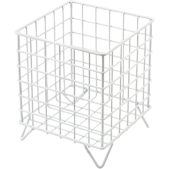 Coffee Pod Holder, Coffee Bar Counter Organizer Stand, Espresso Pods Filter Rack, Capsule Storage Basket for Kitchen Dinning Room Office Home Cafe Hotel, White