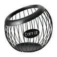 thumbnail image 1 of Coffee Pod Holder Large Capacity Organizer, Metal Coffee Capsule Storage Basket for Countertop, Home Kitchen Station Organizational Solution, Traditional Bar Tabletop Display Enhancement, AESTIVO, 1 of 7