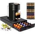 thumbnail image 1 of Coffee Pod Holder for NES-presso, 50-Capsule Coffee Pod Drawer Organizer for Dolce Gusto/NES-presso/Vertuoline Capsule, Coffee Machine Compatible Steel Storage Holder for Nespresso Original Pods, 1 of 7